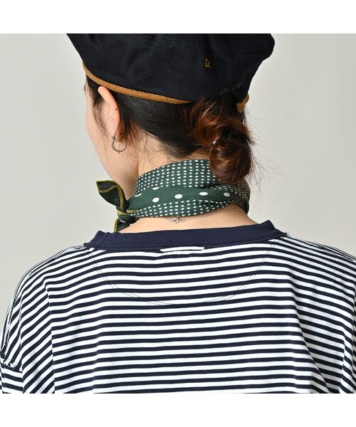 45R(フォーティファイブアール)の「スーピマ天竺の908オーシャンTシャツ(トップス・レディース・53-白×アカ/63-白×グリーン/72-白×ブルー・01-XS/02-S/03-M/04-L)」の15枚目の写真