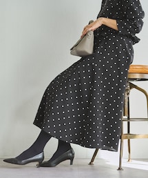 BEARDSLEY | 《LIVETART》ラフドットプリントフレアスカート(スカート)