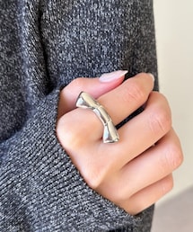 メタルリボンリング