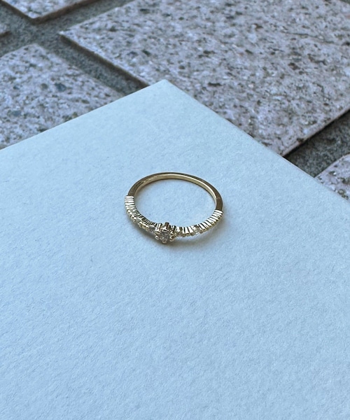 Lattice（Lattice）の「ストーンピンキーリング（リング・レディース・シルバー/ゴールド・FREE）」の2枚目の写真