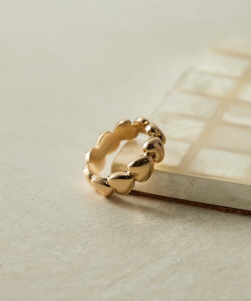 Lattice（Lattice）の「ハートリング（リング・レディース・シルバー/ゴールド・FREE）」の2枚目の写真