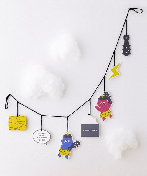 3coins(3coins)の「節分ガーランド/節分(インテリア・キッズ・その他・FREE)」の1枚目の写真