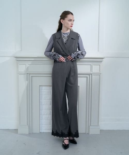 HARE（ハレ）の「レースデザインジャンプスーツ（）」 - WEAR