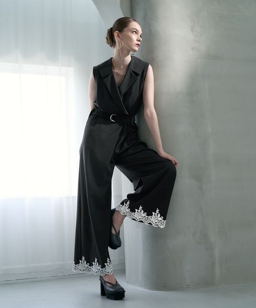 HARE（ハレ）の「レースデザインジャンプスーツ（）」 - WEAR