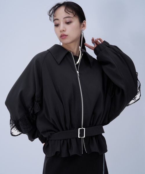 HARE（ハレ）の「フリルスリーブステンブルゾン（）」 - WEAR