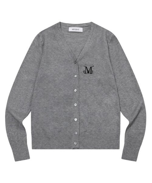 ALAND（エーランド）の「MUCENT／REITZVネックカーディガン（トップス・グレー(15)/ブラック(19)/ライトベージュ(56)/ライトブルー(82)・F）」の12枚目の写真