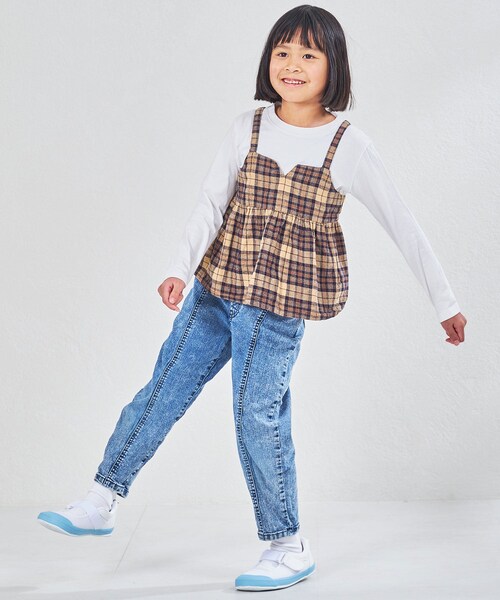 ORiental TRaffic（オリエンタルトラフィック）の「【WEB限定/KIDS】ゴムストラップスクールシューズ/K-533（その他・レディース・ブルー/ネイビー/パープル/ホワイト・16.0cm/16.5cm/17.0cm/17.5cm/18.0cm/18.5cm/19.0cm/19.5cm/20.0cm/20.5cm/21.0cm/21.5cm/22.0cm）」の13枚目の写真