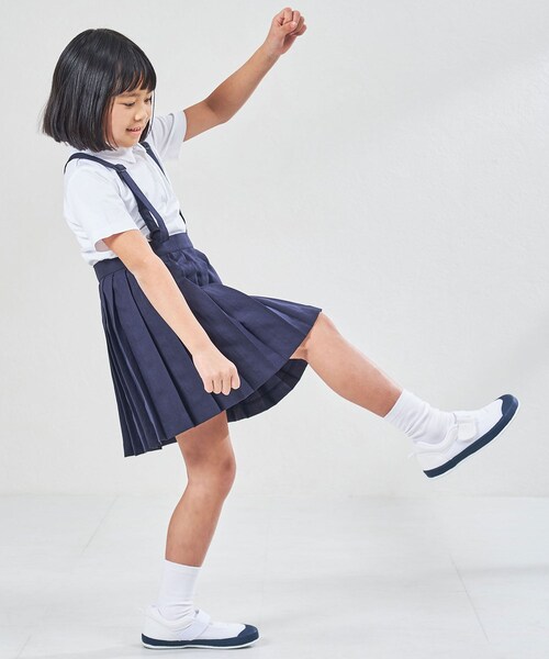 ORiental TRaffic（オリエンタルトラフィック）の「【WEB限定/KIDS】ゴムストラップスクールシューズ/K-533（その他・レディース・ブルー/ネイビー/パープル/ホワイト・16.0cm/16.5cm/17.0cm/17.5cm/18.0cm/18.5cm/19.0cm/19.5cm/20.0cm/20.5cm/21.0cm/21.5cm/22.0cm）」の15枚目の写真