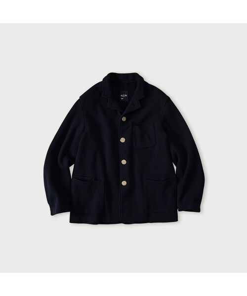 45R（フォーティファイブアール）の「シェットランド二重天竺フード