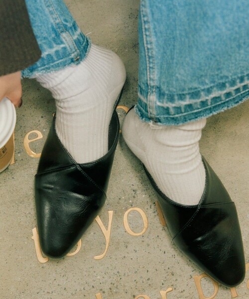 CIAOPANIC TYPY（チャオパニックティピー）の「【オケージョン対応可能】クロスデザインミュール（パンプス・レディース・シルバー/ブラウン/ブラック・L/M/S）」の2枚目の写真