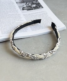 ツイードツイストカチューシャ