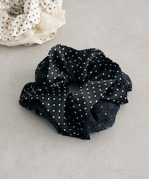 mystic | ドットレースシュシュ(その他ヘアアクセサリー)