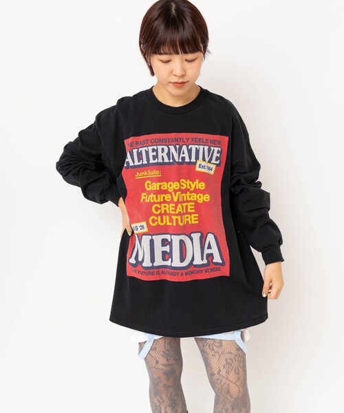 【ホワイト】M2620 バナープリントロンT M2620 バナープリントロンT(M ホワイト): トップス - RNA ONLINE STORE