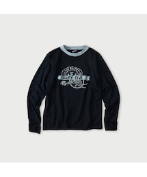 ロゴジャカードの908クレリックＴシャツ（インディゴ）