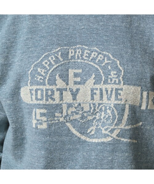 45R（フォーティファイブアール）の「ロゴジャカードの908クレリックＴシャツ（トップス・レディース・11-ボーンホワイトトップ�A/12-ボーンホワイトトップ/13-リネンベージュトップ/24-グレートップ/72-Umiiブルー・01-XS/02-S/03-M/04-L）」の16枚目の写真