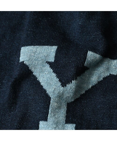 45R（フォーティファイブアール）の「リバーシブルジャカードの908Tシャツ（インディゴ）（トップス・レディース・74-インディゴ R45・02-S/03-M/04-L）」の17枚目の写真