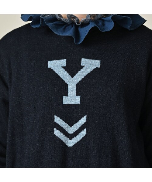 45R（フォーティファイブアール）の「リバーシブルジャカードの908Tシャツ（インディゴ）（トップス・レディース・74-インディゴ R45・02-S/03-M/04-L）」の11枚目の写真