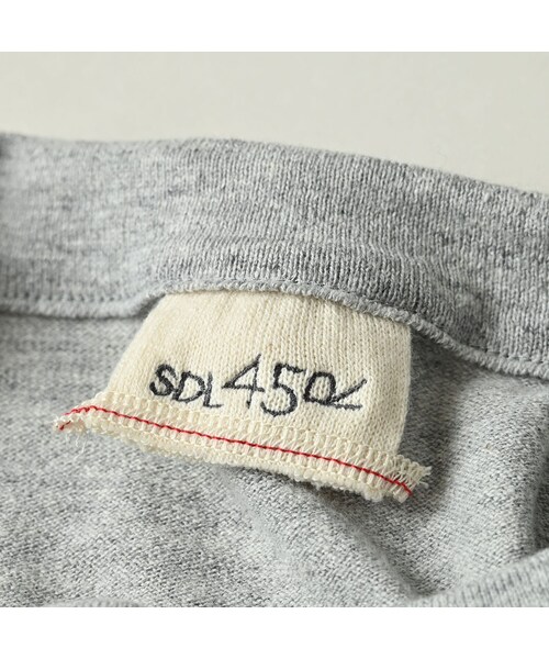 45R（フォーティファイブアール）の「ロゴジャカードのビッグスリットTシャツ（トップス・レディース・12-ボーンホワイトトップ/13-リネンベージュトップ/24-グレートップ/72-Umiiブルー・00-フリー）」の20枚目の写真