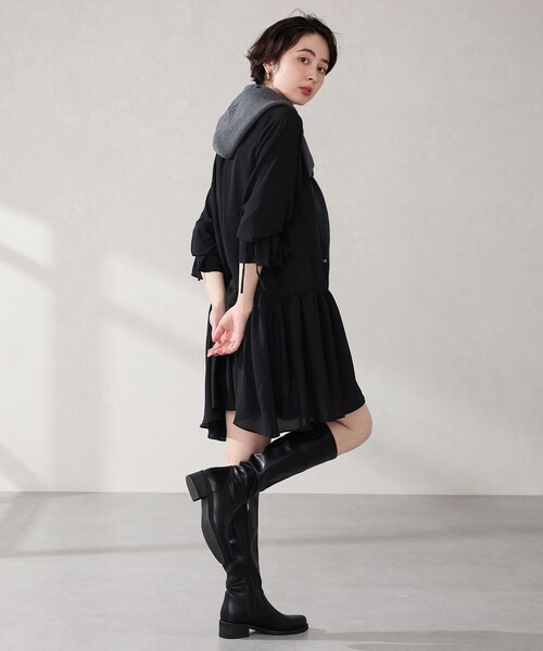 ORiental TRaffic（オリエンタルトラフィック）の「ピタ心地ストレッチロングブーツ/51502（その他・レディース・ブラック/ブラウン・S/M/L/LL）」の17枚目の写真