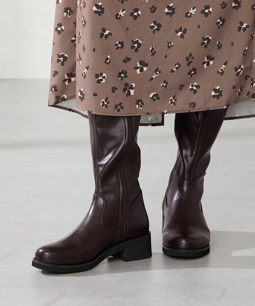 ORiental TRaffic（オリエンタルトラフィック）の「ピタ心地ストレッチロングブーツ/51502（その他・レディース・ブラック/ブラウン・S/M/L/LL）」の10枚目の写真