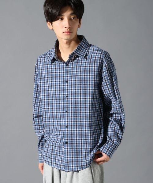 ALAND(エーランド)の「LAND MUSEUM/チェックチョーカー長袖シャツ(トップス・ブラック(19)/ネイビー(88)・M/L)」の14枚目の写真