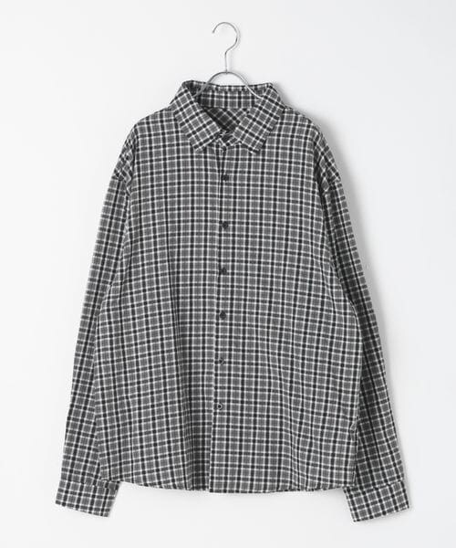 ALAND(エーランド)の「LAND MUSEUM/チェックチョーカー長袖シャツ(トップス・ブラック(19)/ネイビー(88)・M/L)」の17枚目の写真