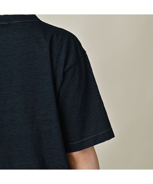 45R（フォーティファイブアール）の「天竺の908オーシャンTシャツ（インディゴ）（トップス・レディース・74-インディゴ R45・01-XS/02-S/03-M/04-L）」の13枚目の写真