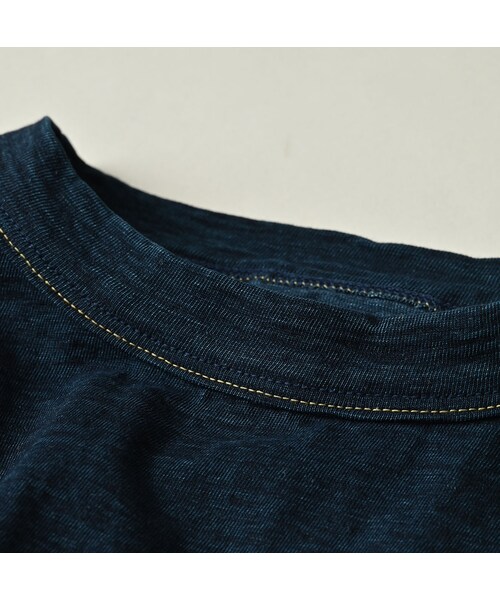 45R（フォーティファイブアール）の「天竺の908オーシャンTシャツ（インディゴ）（トップス・レディース・74-インディゴ R45・01-XS/02-S/03-M/04-L）」の15枚目の写真