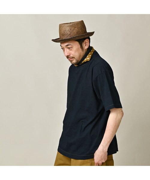 45R（フォーティファイブアール）の「天竺の908オーシャンTシャツ（インディゴ）（トップス・レディース・74-インディゴ R45・01-XS/02-S/03-M/04-L）」の9枚目の写真