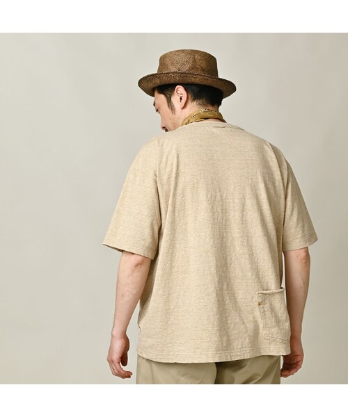 45R(フォーティファイブアール)の「天竺の908オーシャンTシャツ(トップ)(トップス・レディース・12-リネンベージュトップ・01-XS/02-S/03-M/04-L)」の10枚目の写真