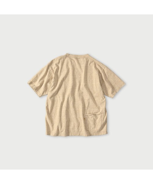 45R(フォーティファイブアール)の「天竺の908オーシャンTシャツ(トップ)(トップス・レディース・12-リネンベージュトップ・01-XS/02-S/03-M/04-L)」の2枚目の写真