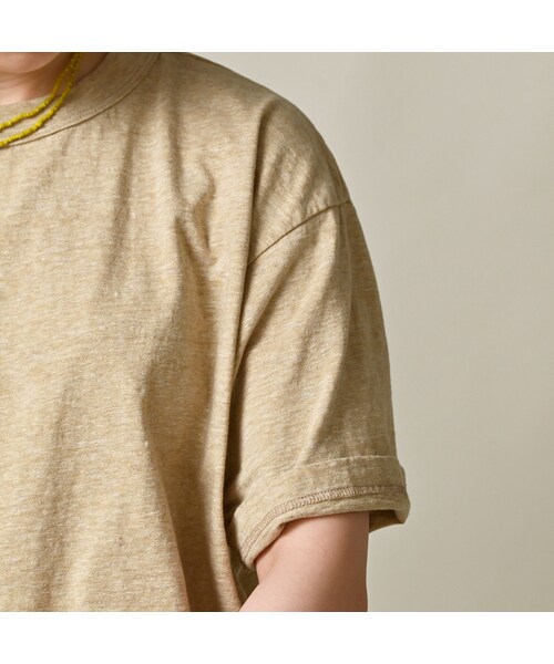 45R(フォーティファイブアール)の「天竺の908オーシャンTシャツ(トップ)(トップス・レディース・12-リネンベージュトップ・01-XS/02-S/03-M/04-L)」の12枚目の写真