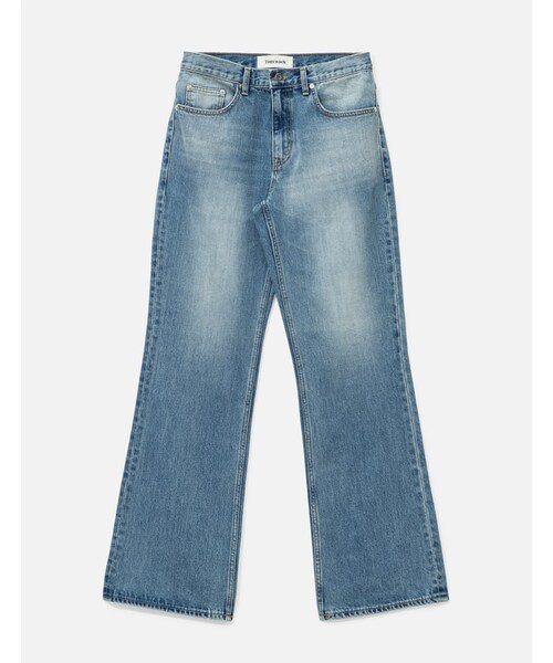 YUAN RELAX TUCK SLACKS navy wed store 【公式通販】