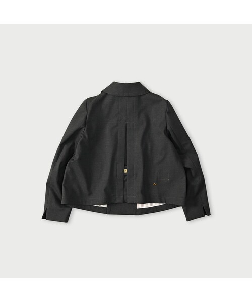 45R(フォーティファイブアール)の「ストレッチサージのアニーミニジャケット(ジャケット/アウター・レディース・23-グレー/75-ネイビー・02-M/03-L)」の3枚目の写真