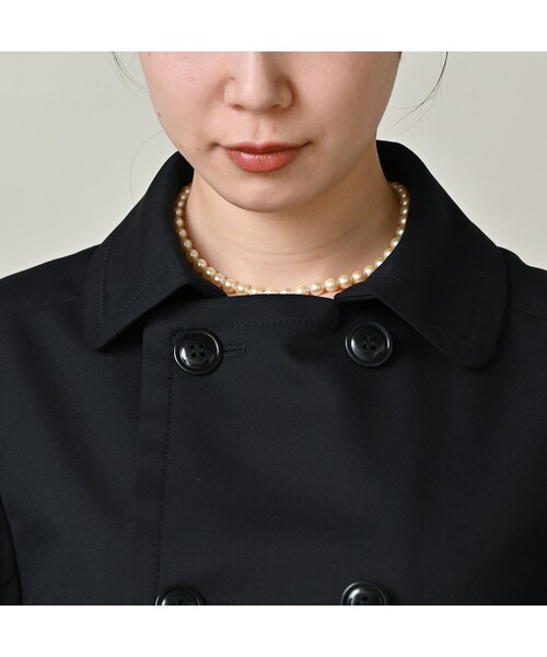 45R(フォーティファイブアール)の「ストレッチサージのアニーミニジャケット(ジャケット/アウター・レディース・23-グレー/75-ネイビー・02-M/03-L)」の8枚目の写真