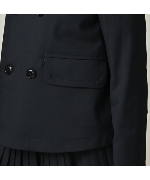 45R(フォーティファイブアール)の「ストレッチサージのアニーミニジャケット(ジャケット/アウター・レディース・23-グレー/75-ネイビー・02-M/03-L)」の9枚目の写真