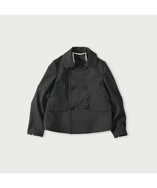 45R(フォーティファイブアール)の「ストレッチサージのアニーミニジャケット(ジャケット/アウター・レディース・23-グレー/75-ネイビー・02-M/03-L)」の1枚目の写真