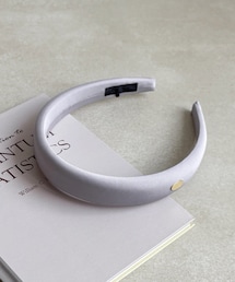 プレート付きツイルカチューシャ