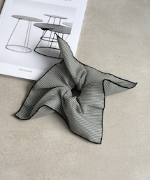 チェックスクエアビッグシュシュ