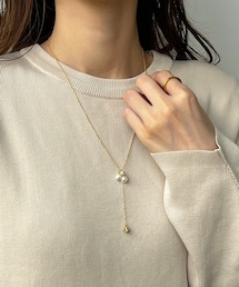 3coins | じゃらパールロングネックレス(ネックレス)