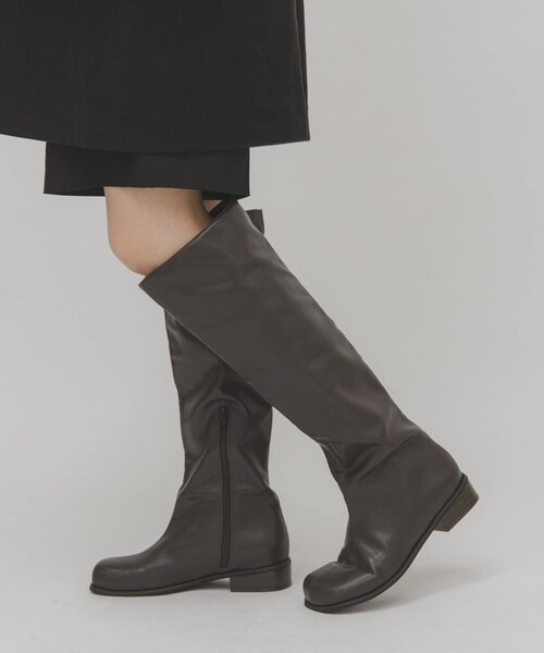 KBF（ケイビーエフ）の「プランプトゥロングブーツ（ブーツ・レディース・D.BROWN/BLACK・36/37/38）」の19枚目の写真