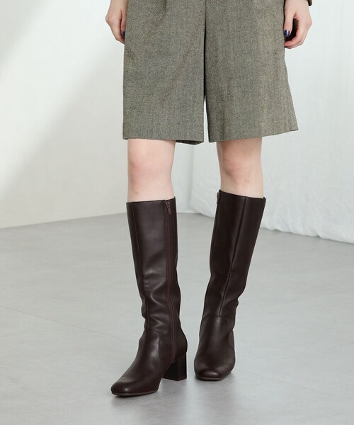 ORiental TRaffic（オリエンタルトラフィック）の「スクエアトゥチャンキーヒールロングブーツ/51501（その他・レディース・ブラック/ブラウン・SS/S/M/L/LL/3L）」の13枚目の写真