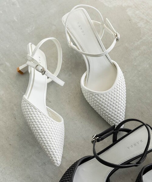 RANDA（ランダ）の「ブレードデザインアンクルストラップパンプス（その他・レディース・その他）」の4枚目の写真