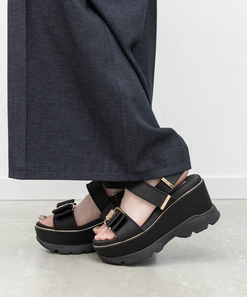 RANDA（ランダ）の「モノグラムリボンボリュームスポーツサンダル（その他・レディース・その他）」の7枚目の写真