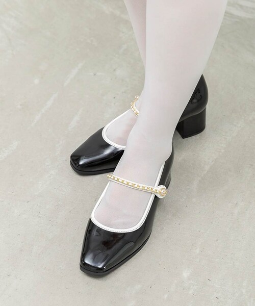 RANDA（ランダ）の「チェーンストラップメリージェーンパンプス（その他・レディース・その他）」の15枚目の写真