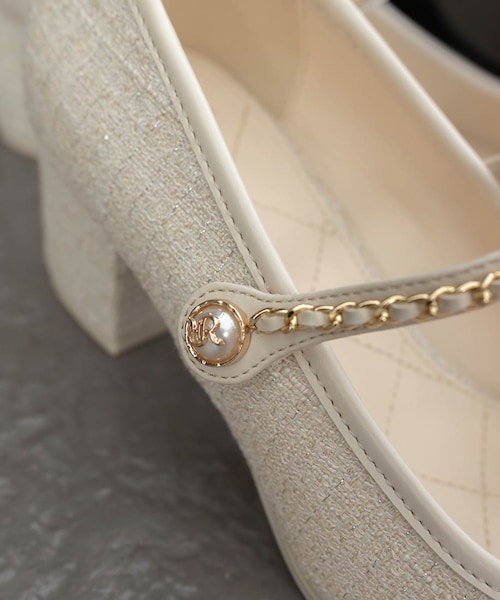 RANDA（ランダ）の「チェーンストラップメリージェーンパンプス（その他・レディース・その他）」の4枚目の写真