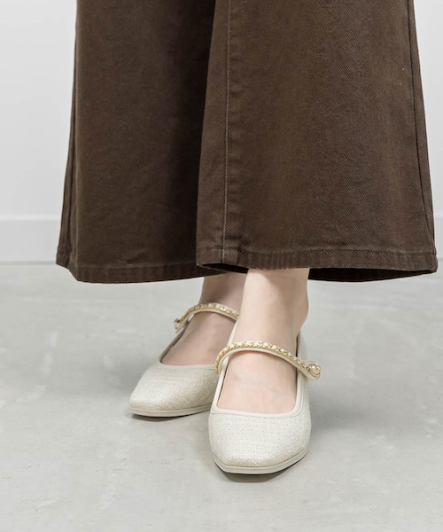 RANDA（ランダ）の「チェーンストラップメリージェーンパンプス（その他・レディース・その他）」の5枚目の写真