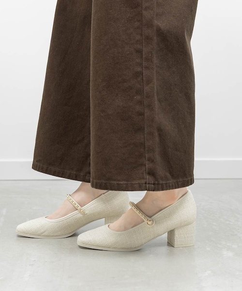 RANDA（ランダ）の「チェーンストラップメリージェーンパンプス（その他・レディース・その他）」の6枚目の写真