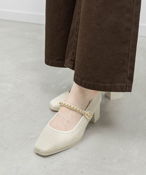 RANDA（ランダ）の「チェーンストラップメリージェーンパンプス（その他・レディース・その他）」の9枚目の写真