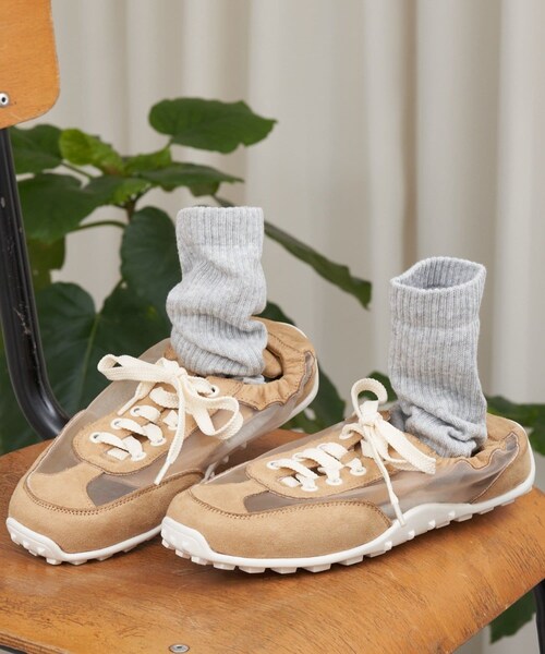 CIAOPANIC TYPY（チャオパニックティピー）の「≪26SS展示会アイテム≫【カラバリ、サイズ展開豊富！】シアースニーカー（スニーカー・レディース・ピンク/ブラック/イエロー/ブラックその他1/オフホワイト/シルバー・L/S/XL/M）」の5枚目の写真